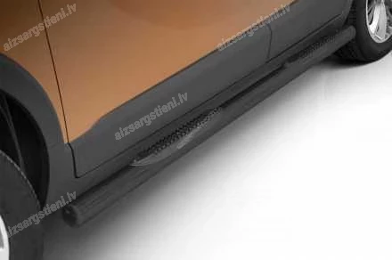 STEELER ROUND SIDE BARS WITH PLASTIC FOOTSTEPS