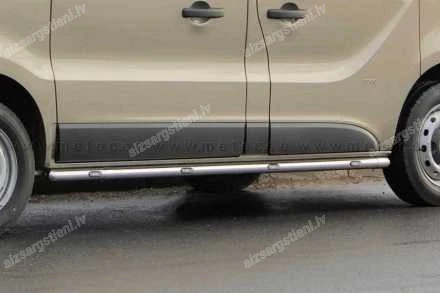 METEC ROUND SIDE PROTECTION BARS WITH ADDITIONAL LED BODY LIGHTS (L1WHEELBASE)