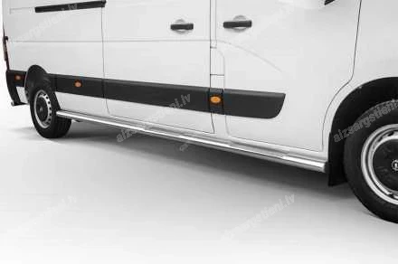STEELER ROUND SIDE BARS WITH INTEGRATED FOOTSTEPS