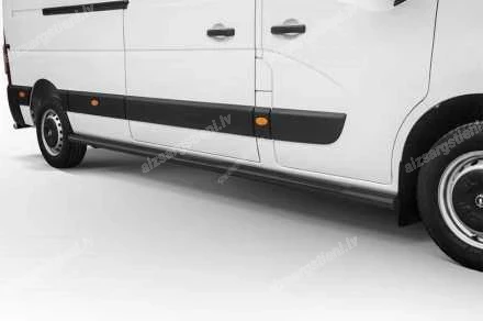 STEELER ROUND SIDE BARS WITH INTEGRATED FOOTSTEPS