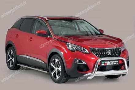 MISUTONIDA OVAL SIDE BARS WITH PLASTIC FOOTSTEPS PEUGEOT 3008