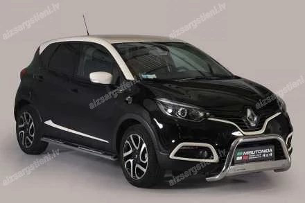 MISUTONIDA OVAL SIDE BARS WITH INTEGRATED PLASTIC FOOTSTEPS RENAULT Captur
