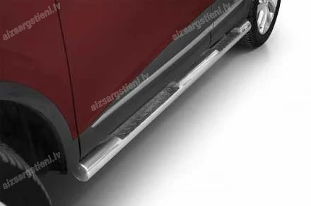 STEELER ROUND SIDE BARS WITH INTEGRATED FOOTSTEPS