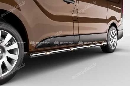 METEC ROUND SIDE PROTECTION BARS WITH ADDITIONAL LED BODY LIGHTS (L2 WHEELBASE)