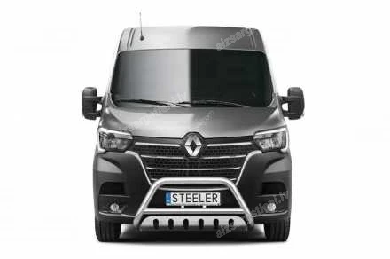 STEELER PRIEKŠĒJAIS A FORMAS AIZSARGSTIENIS AR ŠĶĒRSSTIENI UN AIZSARGPLĀKSNI RENAULT Master