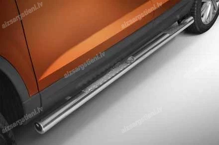 STEELER ROUND SIDE BARS WITH INTEGRATED FOOTSTEPS