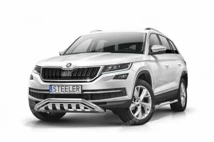 STEELER CONVEX LOW BAR WITH AXLE-PLATE SKODA Kodiaq