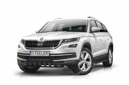 STEELER CONVEX LOW BAR WITH AXLE-PLATE SKODA Kodiaq