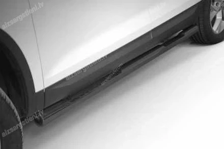 STEELER ROUND SIDE BARS WITH INTEGRATED FOOTSTEPS