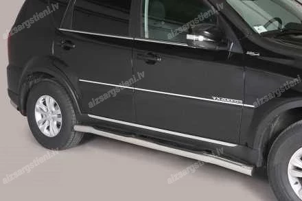 MISUTONIDA ROUND SIDE BARS WITH PLASTIC FOOTSTEPS SSANGYONG/KGM Rexton