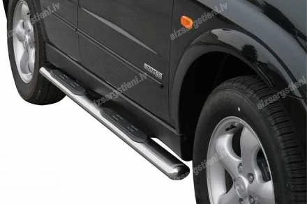 MISUTONIDA OVAL SIDE BARS WITH PLASTIC FOOTSTEPS SSANGYONG/KGM Kyron