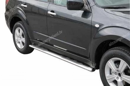 MISUTONIDA OVAL SIDE BARS WITH PLASTIC FOOTSTEPS SUBARU Forester