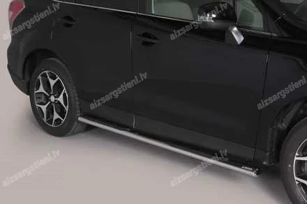 MISUTONIDA OVAL SIDE BARS WITH PLASTIC FOOTSTEPS SUBARU Forester