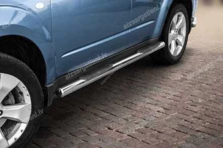 STEELER ROUND SIDE BARS WITH PLASTIC FOOTSTEPS