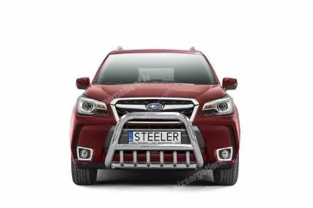 STEELER PRIEKŠĒJAIS A FORMAS AIZSARGSTIENIS AR ŠĶĒRSSTIENI UN AIZSARGRIBĀM