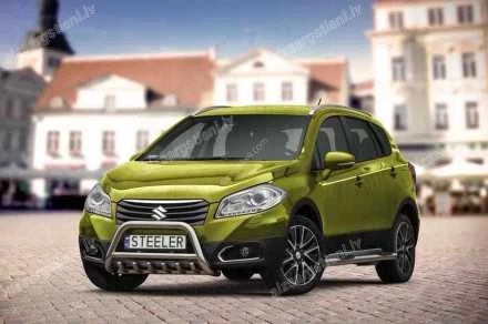 STEELER PRIEKŠĒJAIS A FORMAS AIZSARGSTIENIS AR ŠĶĒRSSTIENI UN AIZSARGRIBĀM SUZUKI S-Cross