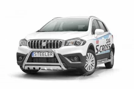 STEELER PRIEKŠĒJAIS A FORMAS AIZSARGSTIENIS AR ŠĶĒRSSTIENI UN AIZSARGPLĀKSNI