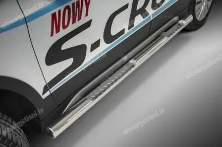 STEELER ROUND SIDE BARS WITH INTEGRATED FOOTSTEPS