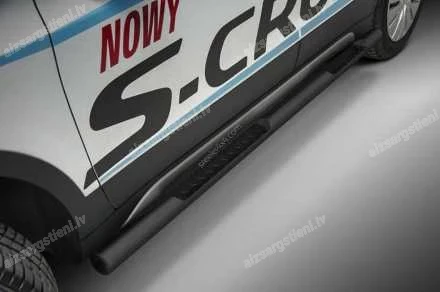 STEELER ROUND SIDE BARS WITH INTEGRATED FOOTSTEPS