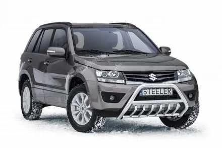  STEELER PRIEKŠĒJAIS A FORMAS AIZSARGSTIENIS AR ŠĶĒRSSTIENI UN AIZSARGRIBĀM SUZUKI Grand Vitara