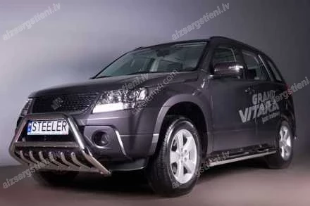  STEELER PRIEKŠĒJAIS A FORMAS AIZSARGSTIENIS AR ŠĶĒRSSTIENI UN AIZSARGRIBĀM SUZUKI Grand Vitara