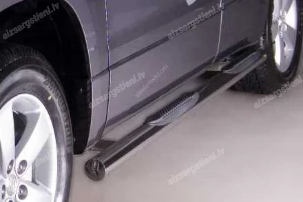 STEELER ROUND SIDE BARS WITH PLASTIC FOOTSTEPS