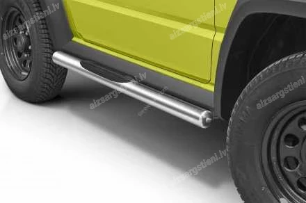 STEELER ROUND SIDE BARS WITH PLASTIC FOOTSTEPS