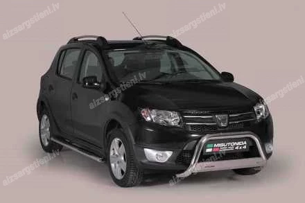 MISUTONIDA OVAL SIDE BARS WITH PLASTIC FOOTSTEPS DACIA Sandero Stepway