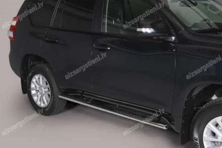 MISUTONIDA OVAL SIDE BARS WITH PLASTIC FOOTSTEPS TOYOTA Land Cruiser 150