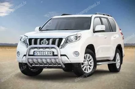 STEELER PRIEKŠĒJAIS A FORMAS AIZSARGSTIENIS AR ŠĶĒRSSTIENI UN AIZSARGRIBĀM TOYOTA Land Cruiser 150