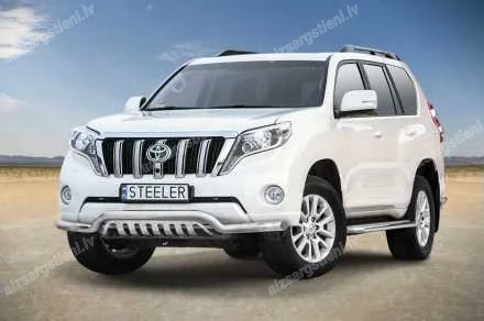 STEELER PRIEKŠĒJAIS ZEMAIS AIZSARGSTIENIS AR AIZSARGPLĀKSNI TOYOTA Land Cruiser 150