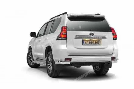 STEELER DOUBLE REAR BUMPER CORNERS GUARD
