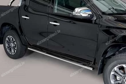 MISUTONIDA OVAL SIDE BARS WITH PLASTIC FOOTSTEPS FIAT Fullback, MITSUBISHI L200