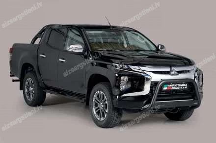 MISUTONIDA OVAL SIDE BARS WITH PLASTIC FOOTSTEPS FIAT Fullback, MITSUBISHI L200