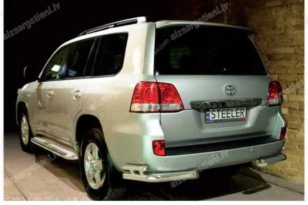 STEELER DOUBLE REAR BUMPER CORNERS GUARD