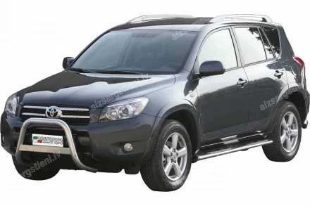 MISUTONIDA OVAL SIDE BARS WITH PLASTIC FOOTSTEPS TOYOTA RAV4