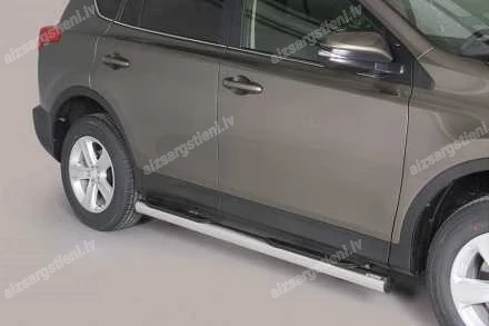 MISUTONIDA ROUND SIDE BARS WITH PLASTIC FOOTSTEPS TOYOTA RAV4