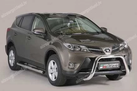 MISUTONIDA ROUND SIDE BARS WITH PLASTIC FOOTSTEPS TOYOTA RAV4