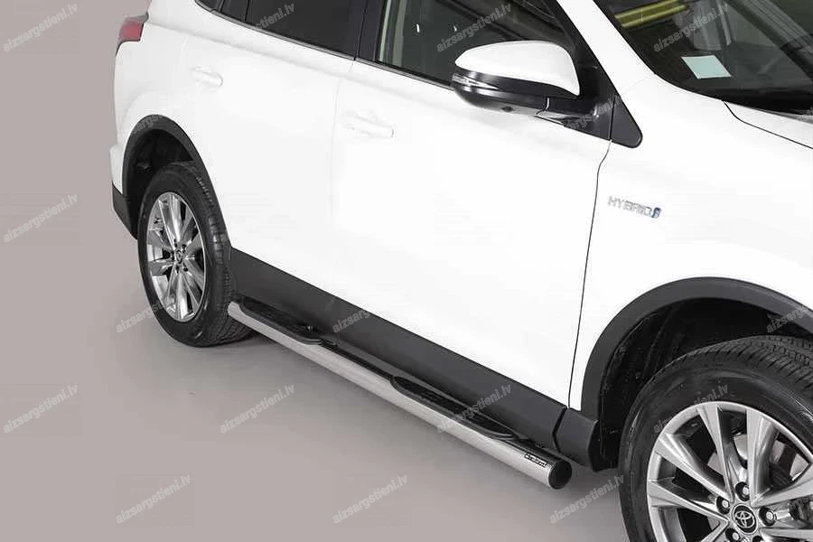 MISUTONIDA ROUND SIDE BARS WITH PLASTIC FOOTSTEPS TOYOTA RAV4