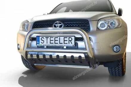 STEELER PRIEKŠĒJAIS A FORMAS AIZSARGSTIENIS AR ŠĶĒRSSTIENI UN AIZSARGPLĀKSNI