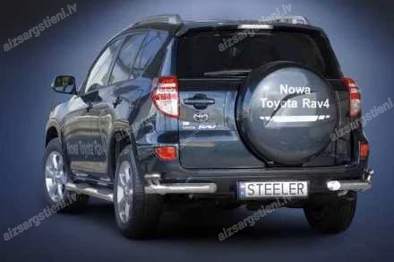 STEELER DOUBLE REAR BUMPER CORNERS GUARD