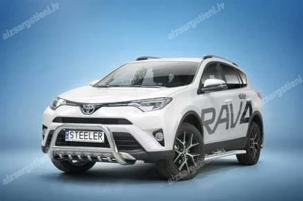 STEELER PRIEKŠĒJAIS A FORMAS AIZSARGSTIENIS AR ŠĶĒRSSTIENI UN AIZSARGRIBĀM TOYOTA RAV4