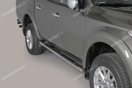 MISUTONIDA OVAL SIDE BARS WITH PLASTIC FOOTSTEPS FIAT Fullback, MITSUBISHI L200