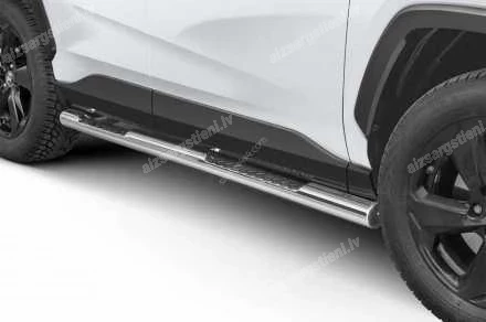 STEELER ROUND SIDE BARS WITH INTEGRATED FOOTSTEPS