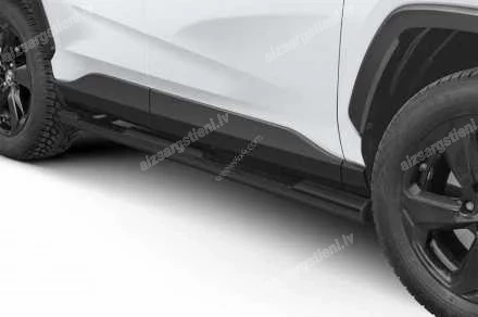 STEELER ROUND SIDE BARS WITH INTEGRATED FOOTSTEPS