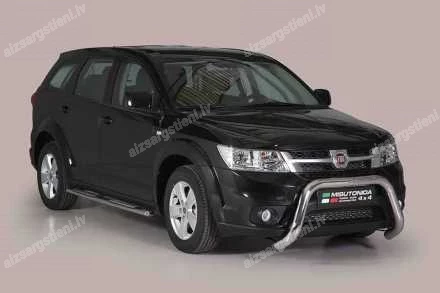 MISUTONIDA OVAL SIDE BARS WITH INTEGRATED PLASTIC FOOTSTEPS FIAT Freemont