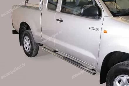 MISUTONIDA OVAL SIDE BARS WITH PLASTIC FOOTSTEPS TOYOTA Hilux