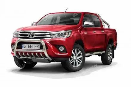 STEELER PRIEKŠĒJAIS A FORMAS AIZSARGSTIENIS AR ŠĶĒRSSTIENI UN AIZSARGRIBĀM TOYOTA Hilux