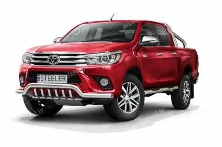STEELER PRIEKŠĒJAIS ZEMAIS AIZSARGSTIENIS AR AIZSARGRIBĀM TOYOTA Hilux