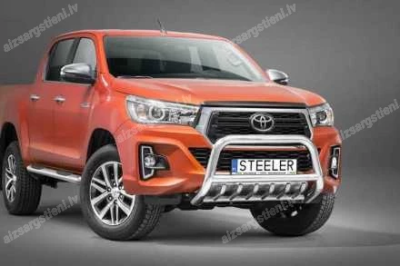 STEELER PRIEKŠĒJAIS A FORMAS AIZSARGSTIENIS AR ŠĶĒRSSTIENI UN AIZSARGRIBĀM TOYOTA Hilux